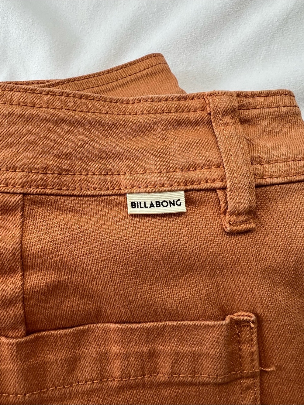 Billabong Free Fall High Waist Wide Leg Raw Hem Pants Toffee - Size 31 - Picture 9 of 9